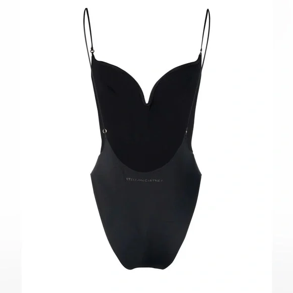 Stella McCartney**Sweetheart Neck Low-Back Black Swimsuit***Sm. $448 - Picture 2 of 5